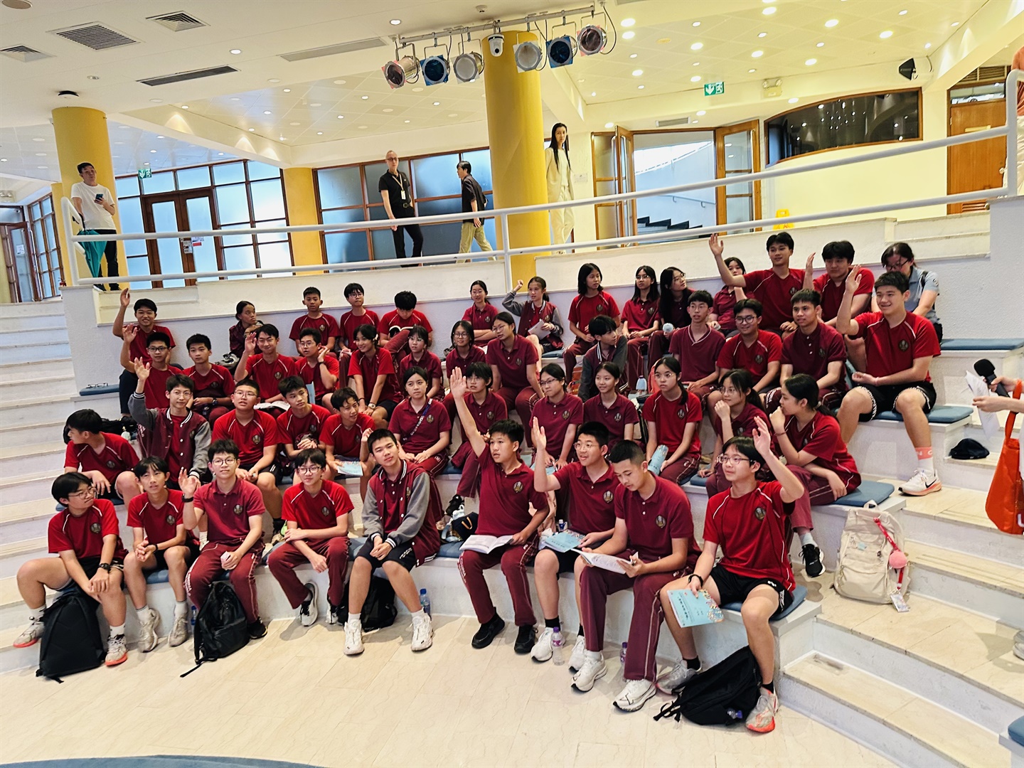 澳旅大為廣州市黃埔區華外同文外國語學校開辦研學培訓活動